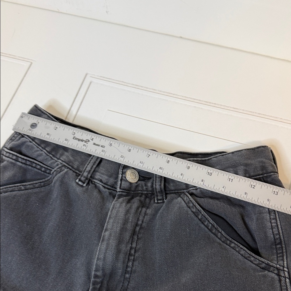 RSQ Utility Jeans Gray Carpenter Style Size 28x32 Streetwear Double Knee Unisex - Picture 7 of 13